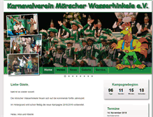 Tablet Screenshot of moerscher-wasserhinkele.de